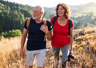 healthy couple enjoying life